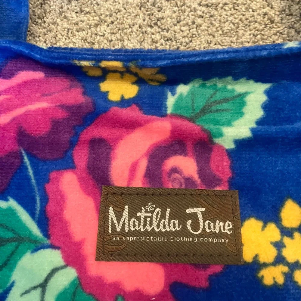 Matilda Jane Sweet Sunshine Rose Round Beach Towel and Matching Tote Bag 60